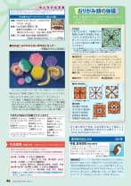 2022年 4月号:48ORIGAMINo.560-2022.4※原案:ジャンプイルカ(たつくり)ホームページより小倉隆子(〒186-0003)国立市富士見台第二団地2-46-3-108住田則子(〒736-0035)安芸郡海田町日の出町7-13川手章子(〒396-0025)伊那市荒井3480鈴木裕子(愛知県)青木良(神奈川県)二渡昌子(東京都)浅井かづゑ(大阪府)伊達光一(兵庫県)髙木ひろみ(千葉県)青柳祥子(埼玉県)山田勝久(神奈川県)高木智(故人)岡村昌夫(故人)今月号に作品などが掲載されている方々上記のご住所は、作者了解の上で掲載しています。当欄を「折り紙の交流」以外の目的で使用することはおやめくださいますよう、お願いいたします。(編)皆さんの自信作をどしどしお寄せください。(折り込み添付の投稿作品記録用紙および作品投稿の注意事項参照)564号(8月号)→3月15日締め切り夏休み、虫、お盆、夏の風物、山の日565号(9月号)→4月15日締め切りお月見、敬老の日、重陽(菊)の節供、お彼岸、宇宙566号・567号(10月号・11月号)→5月15日締め切りハロウィン、勤労感謝、紅葉、旅行、発表会*事情により、今回10月号と11月号の作品募集が同時締め切り日です。ご協力ください。作品募集(特集予定)特集予定以外の作品も大歓迎です!折り紙の展示や教室、交流活動を誌上で報告してみませんか。編集部宛て郵送または電子メールで(henshubu@origami-noa.com)特集:愛鳥週間BIRDWEEK月日星ホイホイホイと鳴く「サンコウチョウ」、氷河時代の生き残りといわれる「ライチョウ」をはじめ、いろいろな鳥を紹介します。5月の恒例のかぶと飾りもあります。お楽しみに!【編集雑記】「チューリップは内側の3枚が花びらで、外側の3枚はガクである」とか、「地球はややつぶれた球である」とか、「首長竜や翼竜は恐竜ではない」とか。分類や数字上の「正しさ」から来る理屈はあんまり好きではありません。どう見ても花びらだし、まん丸だし、図鑑に載ってるし。折り鶴のくちばしだって「キッチリ折るほどとがらない」ではありませんか。来月号のおしらせ561号おさなどり(幼鳥)▶毎月、正解者の中から抽選で5名の方に「きれいな折り紙セット」をプレゼント!ご応募お待ちしています!※ドイツの教育者フリードリッヒ・フレーベル(1782~1852)が幼児教育のために導入した、模様折りのバリエーションを紹介します。「百面相」の折り図はノアブックス『おりがみ4か国語テキスト100』に掲載されています【問題】1枚の正方形で、「模様折りの基礎」(伝承の「百面相」)を折ってから、右の図の形のように折ってください。(ハガキにしっかりと貼るか、封書で送ってください)■応募方法/ハガキか封書で、クイズの答えの折り紙と、(1)今月号の中でよかったと思う作品や記事、(2)今月号の感想と本誌への要望、(3)今、興味を持っていること、最近面白かったことなど(おたよりに掲載の場合あり)を書いたものをお送りください。(※郵便番号・都道府県名からの住所・氏名・電話番号・会員番号をご記入ください)■宛て先/〒130-0004東京都墨田区本所1-31-5日本折紙協会編集部頭の体操560号の係■締め切り/4月5日(消印有効)■当選者発表/563号おりがみ頭の体操■557号の答え■当選者/田辺儀子(埼玉県)木下久美子(東京都)渡辺秋子(新潟県)萩原葉子(愛知県)草間智子(和歌山県)(敬称略)(↑①が「模様折りの基礎」です)みんなの伝言板各行事日程は新型コロナウイルスの影響により変更になる場合があります。お出かけ前に必ず会場か問い合わせ先にご確認ください「ひな飾り&アール・ブリュット展」に出展日程/2022年2月17日(木)~3月6日(日)10:00~19:00会場/丸広百貨店飯はんのう能店7階飯能市市民活動センター交流広場【☎042-978-7551担当:粕谷、倉田】交通/JR八高線・西武池袋線:東飯能駅東口発信者:根本聖恵(埼玉県/サークル折おりたいわ体輪)▲2021年の展示●何が起こるかわからない世の中となって…早そうふく福美代子さん(新潟県)「にょろにょろ」を、サイズをいろいろ変えて、パールなどと組み合わせて豪華に装飾して作ってみました。とくに干支ではありませんが、新年にあたり送らせていただきました。~バラ(創作:川崎敏和)の六角箱のふたを開けたらびっくり。「にょろにょろ」(作者不詳)の折り図はノアブックス電子書籍『おりがみでハロウィン』に収録されています。早福さんはこのほか「大輪の花」「カエルと蓮のパノラマキューブ」もお送りくださいました。またの機会に紹介したいと思います(編)